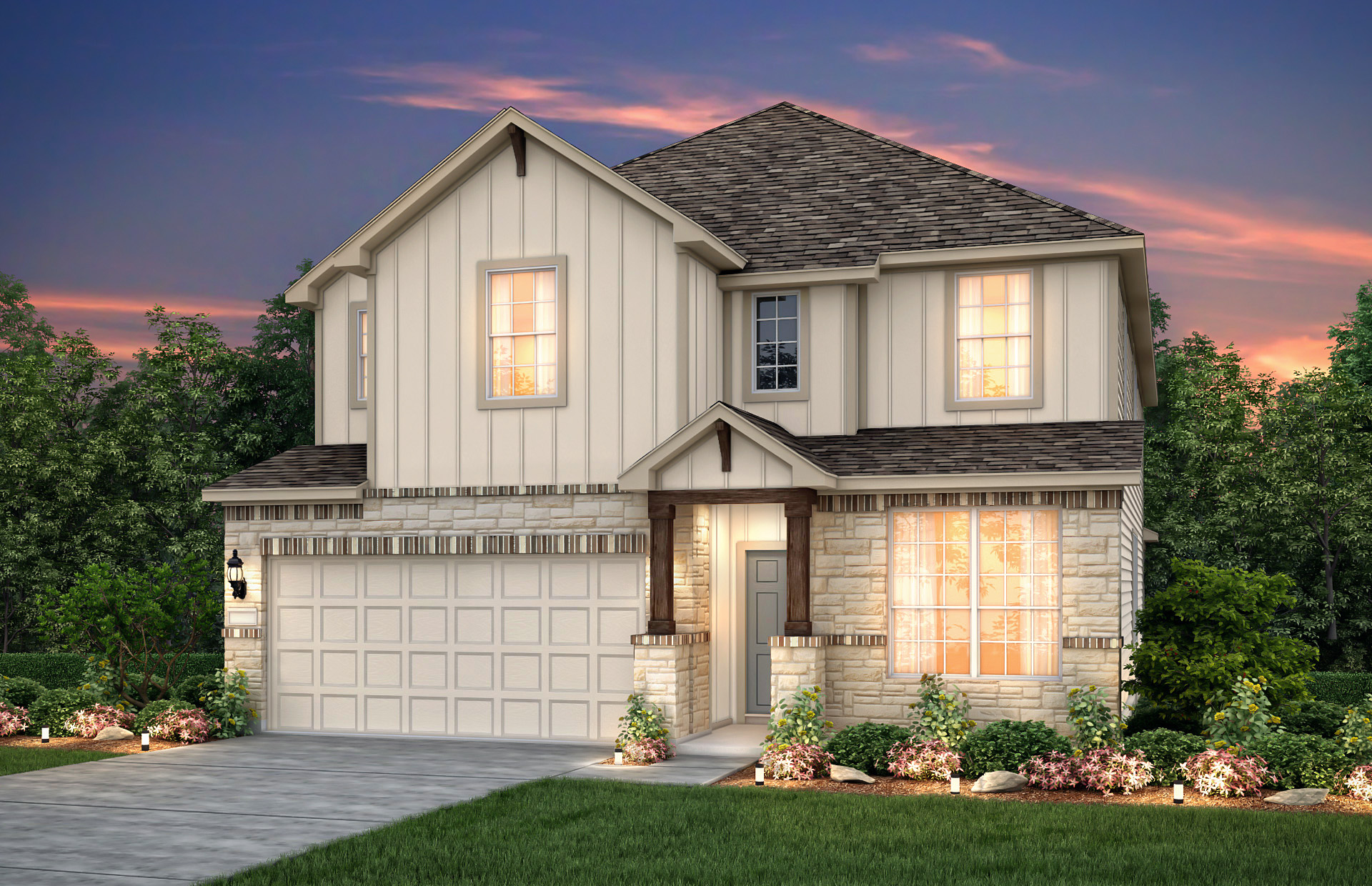 Riverdale Plan Pulte Homes Santa Rita Ranch Austin, Texas